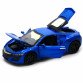 Машинка игровая автопром «Acura NSX» металл, 14, синяя (свет, звук, двери открываются) 6607