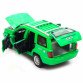 Машинка іграшкова Автопром «Jeep» (джип) метал, 14 см, Зелений (світло, звук, двері відчиняються) 7638