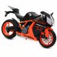 Мотоцикл Автопром Черно-оранжевый, 16х5х10 (7750)