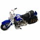 Мотоцикл Автопром HX-796, синій 16х5х10 см (7749)