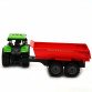Машинка іграшкова Автопром «Зелений трактор з червоним причепом» (світло, звук, пластик) 7925ABCD