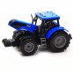 Машинка іграшкова Автопром «Синій трактор з відкритим причепом» (світло, звук, пластик) 7925ABCD