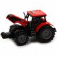 Машинка іграшкова Автопром «Червоний трактор з відкритим причепом» (світло, звук, пластик) 7925ABCD