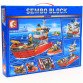 Конструктор Sembo «Пожарный катер» (аналог Lego City), 474 дет (603036)