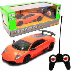 Машинка іграшкова Автопром на радіокеруванні Lamborghini LP670 помаранчевий (8820)