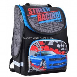 Рюкзак школьный каркасный Smart PG-11 Street racing