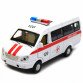 Машинка іграшкова Автопром Швидка допомога Червоно-біла (7644)