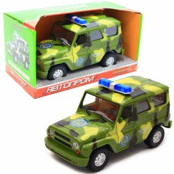 Машинка іграшкова Автопром Позашляховик (Збройні сили) зі світловими і звуковими ефектами (7659-3)