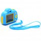 Інтерактивна іграшка фотоапарат дитячий c іграми, блакитний (A012)