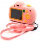 Інтерактивна іграшка фотоапарат дитячий c іграми, рожевий (A012)