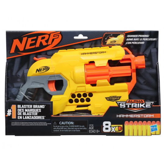 Игрушечное оружие Бластер Hasbro Nerf Альфа Страйк Хаммерсторм (E6748)