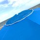 Зонт пляжный антиветер d-2.0м, серебро Stenson, голубой (MH-2684)