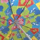 Зонт пляжный разноцветный с ракушками (диаметр - 2 м) МН-0040