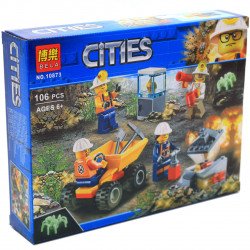 Конструктор Bela «Cities» - Команда шахтарів, 106 деталей (10873)
