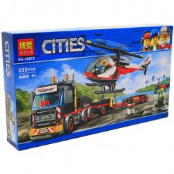Конструктор Bela «Cities» - Перевезення важких вантажів, 322 деталі (10872)