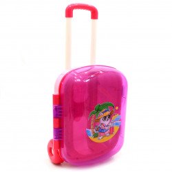 Детский чемодан для игр Технок, розовый, 23х16х34 см (7037)