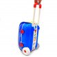 Детский чемодан для игр Технок, синий для игр на пляже и в песочнице, 25х16х35 см (6009)