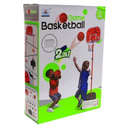 Баскетбольне кільце дитяче 19 см зі стійкою і м'ячем M 5961