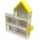Игрушечный кукольный деревянный домик Мария (желтый). Обустройте домик для кукол LOL