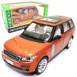 Машинка игровая автопром «Range Rover» джип, металл, 18, оранжевый (свет, звук, двери открываются) 68263A