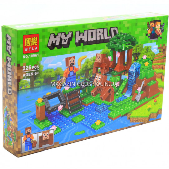 Конструктор майнкрафт «My world» bela - Дресирування мавп, 226 деталей (10961)