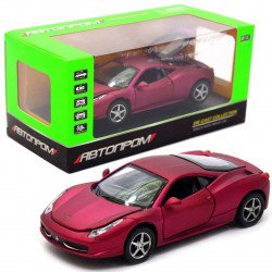 Машинка игровая автопром Ferrari 458 Фиолетовый (321C)