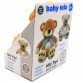 Дитячий нічник проектор музичний Ведмідь 25 см. Baby Mix коричневий (STK-13138)