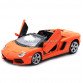 Машинка іграшкова Автопром «Lamborghini avendador roadster», 18 см, світло, звук, помаранчевий (68274A)
