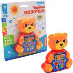 Развивающая игрушка Країна іграшок Волшебные сказки, медвежонок, украинская озвучка (PL-719-90)
