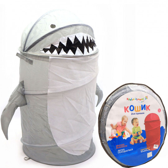 Корзина для игрушек «Країна іграшок» акула 43х60 см (GFP-101/112)