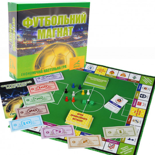 Настільна гра Arial Футбольний магнат (футбольний магнат), 2-8 гравців, український (4820059910176)