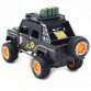 Машинка игровая Автопром Defender Черный со световыми и звуковыми эффектами (7681)