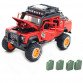 Машинка игровая Автопром Defender Красный со световыми и звуковыми эффектами (7681)