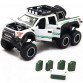 Машинка игровая Автопром Raptor F150 Белый со световыми и звуковыми эффектами (7682)