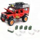 Машинка игровая Автопром Defender Красный со световыми и звуковыми эффектами (7680)