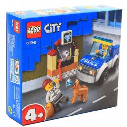 Конструктор LEGO City Поліцейський загін з собакою, 67 деталей (60241)