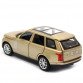 Машинка іграшкова Автопром «Range Rover» джип, метал, 15 см, бронза (світло, звук, двері відчиняються) 7639