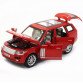 Машинка іграшкова Автопром «Range Rover» джип, метал, 15 см, червоний, світло, звук, двері відчиняються, (7639)