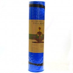 Коврик для йоги и фитнеса Shantou Синий йогамат 180х61х0,7 см (MS 2129)