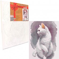 Картина за номерами ідейка «Ніжний кіт» 40x50 см (КНО4181)