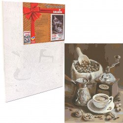 Картина за номерами ідейка «Ранкова кава» 40x50 см (КНО2047)