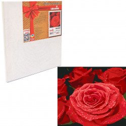 Картина за номерами ідейка «Червоні троянди» 40x40 см (КНО3089)