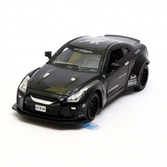 Машинка игровая автопром «Nissan GTR» Черный 7862