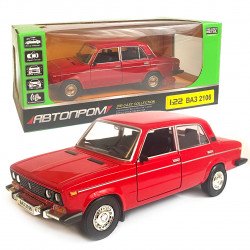 Машинка игровая автопром «ВАЗ-2106» Красный (свет, звук) 2106