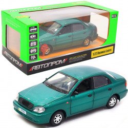 Машинка іграшкова Автопром «Daewoo Lanos» Зелений (світло, звук) 7778