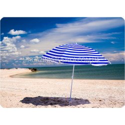 Зонт пляжний (діаметр - 2.4 м) - синій