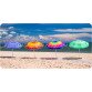 Зонт пляжный (диаметр - 2.0 м) - радуга