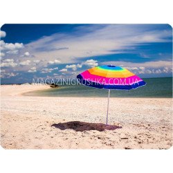 Зонт пляжний (діаметр - 2.0 м) - веселка