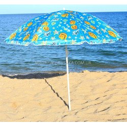 Зонт пляжний МН-0037 (діаметр - 1.8 м) - срібло, №2