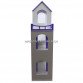 Іграшковий дерев'яний ляльковий будиночок Ілона Фіолетово-білий (великий). Облаштуйте будиночок для ляльок
